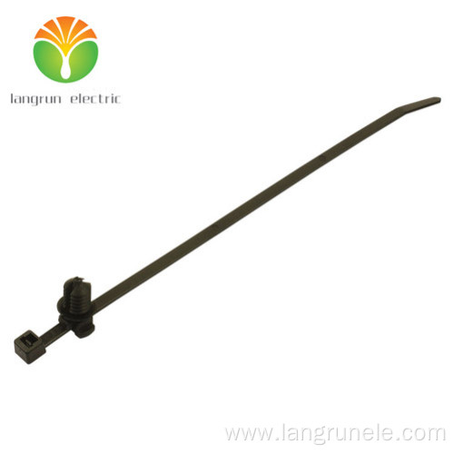 156-00880 PA66 Self-locking Cable Tie With Push Mount